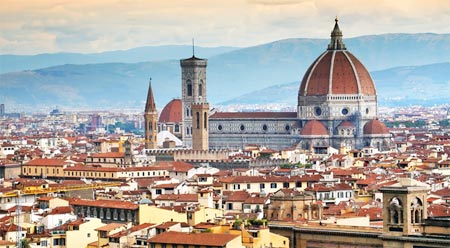 Florence carte Italie
