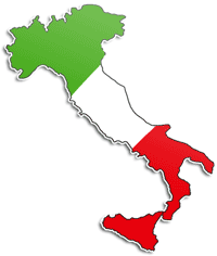 kaart van italië