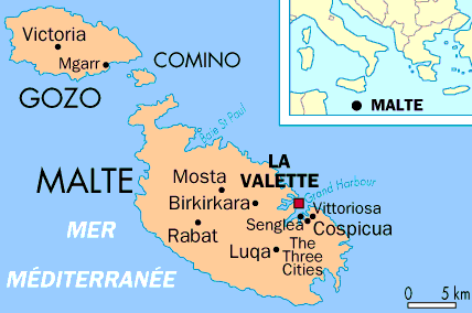 Malta-Karte