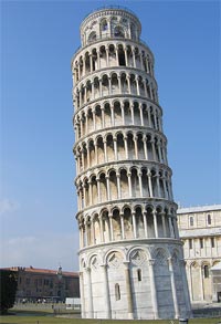 Pise carte Italie