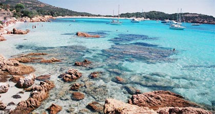 Plage en Corse