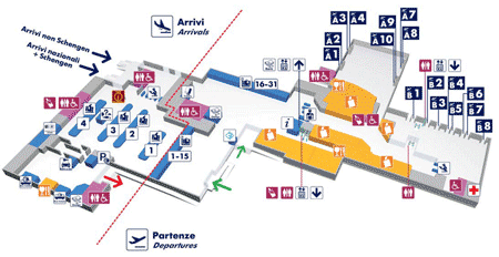 Plan Aéroport Fiumicino