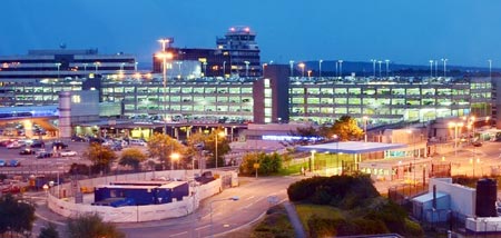 loueurs de voitures à l'aéroport de Manchester