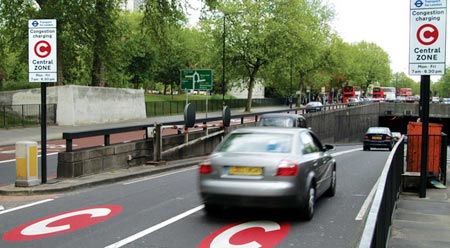 rouler en voiture à londres