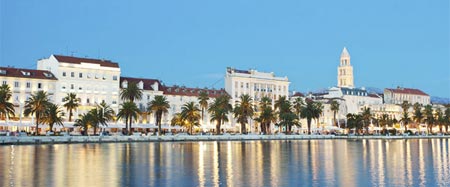 Le palais de Dioclétien à Split, Croatie