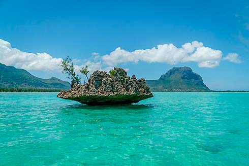 Les eaux cristallines à l’Ile Maurice