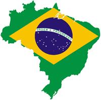 carte du Brésil
