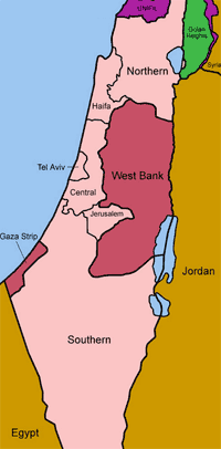 carte israel