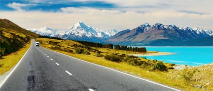 location de voiture en Nouvelle-Zélande
